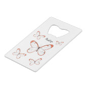Illustration de papillon en verre (Dos Angle)