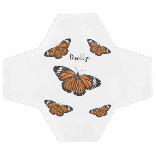Illustration de papillon monarque (Plat)
