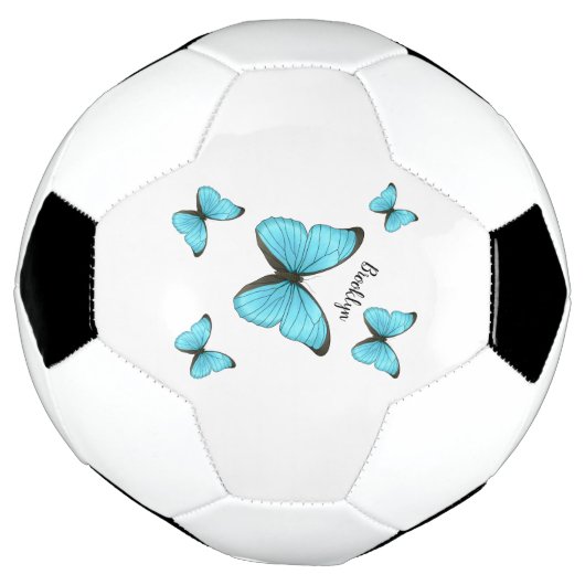 Illustration de papillons Morpho (Tourné)