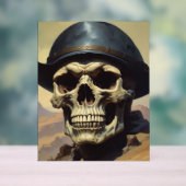 Illustration de peinture de style huile sur crâne (Neutre)