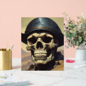 Illustration de peinture de style huile sur crâne (Mariage)