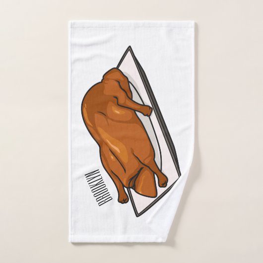 Illustration de Peking duck (Serviette à main)