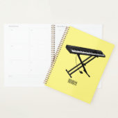 Illustration de piano clavier (Devant avec enveloppe)