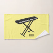 Illustration de piano clavier (Serviette à main)