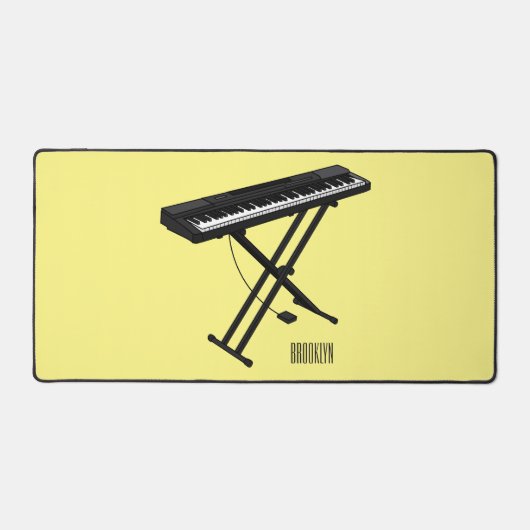 Illustration de piano clavier (Recto)