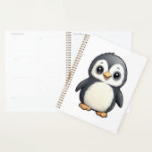 Illustration de pingouin de dessin (Devant avec enveloppe)