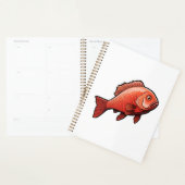 Illustration de poisson caricaturé (Devant avec enveloppe)