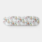 Illustration de poisson chat sur skateboard (Horz)
