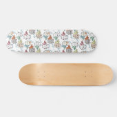 Illustration de poisson chat sur skateboard (Horz)