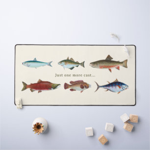 Illustration de poisson vintage colorée