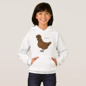 Illustration de poulet à la polis chamois (Devant entier)