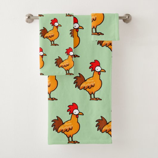 Illustration de poulet de dessin animé drôle (En situation)