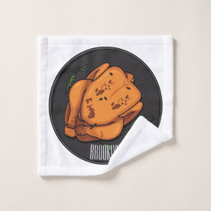 Illustration de poulet rôti