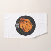 Illustration de poulet rôti (Serviette à main)