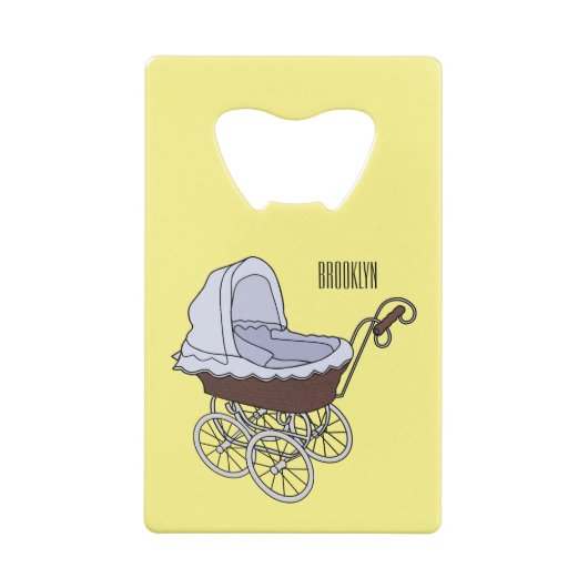 Illustration de poussette (Dos)