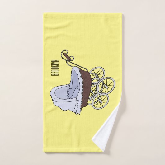 Illustration de poussette (Serviette à main)