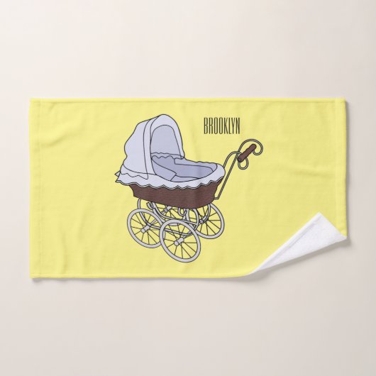 Illustration de poussette (Serviette à main)