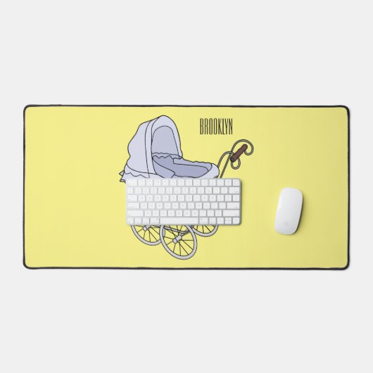 Illustration de poussette (Clavier et souris)