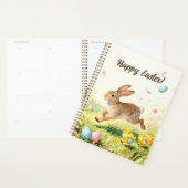 Illustration de printemps de lapin de Pâques vinta (Devant avec enveloppe)