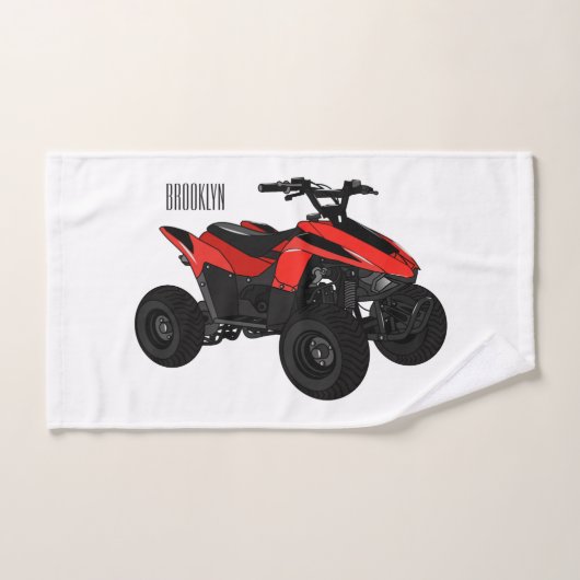 Illustration de Quad bike atv (Serviette à main)