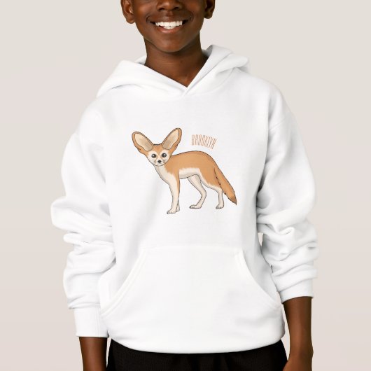 illustration de renard fennec de dessin animé (Devant)