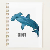 Illustration de requin marteau (Devant)