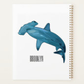Illustration de requin marteau (Dos)