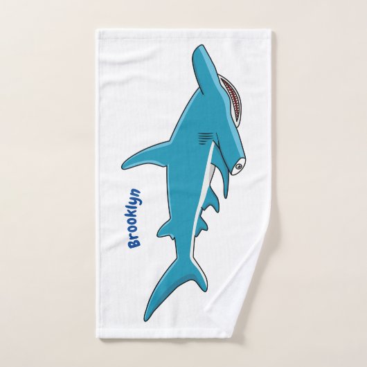 Illustration de requin marteau (Serviette à main)
