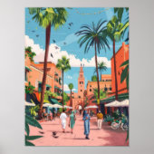 Illustration de Riad marocain Impression du Maroc (Devant)