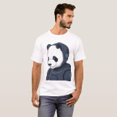 Illustration de robot Panda - T-shirt graphique Sc (Devant entier)