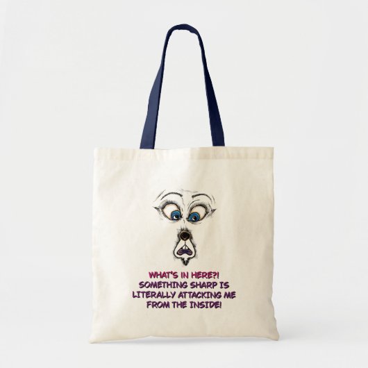 Illustration de sac fourre-tout drôle (Devant)