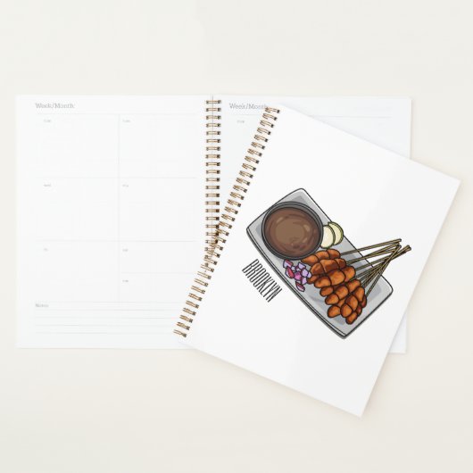 Illustration de Satay (Devant avec enveloppe)