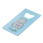 Illustration de saut en hippo mignon (Devant Angle)