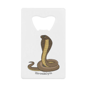 Illustration de serpent à cobra Brown