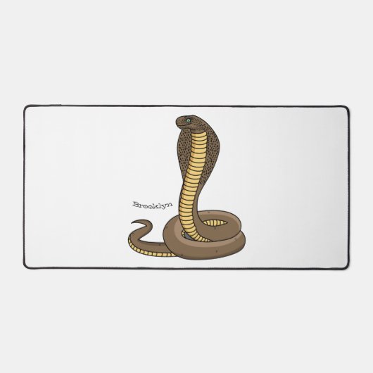 Illustration de serpent à cobra Brown (Recto)
