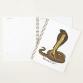Illustration de serpent à cobra Brown (Devant avec enveloppe)