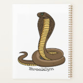 Illustration de serpent à cobra Brown (Dos)