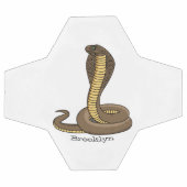 Illustration de serpent à cobra Brown (Plat)