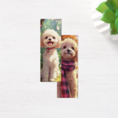 Illustration de signet de chien caniche mignon (Bureau)