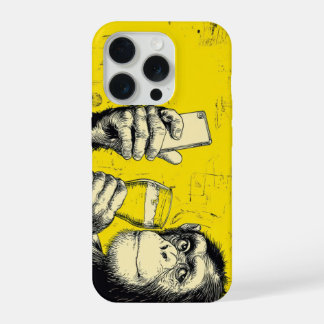 Illustration de singe drôle prenant un selfie – Ch