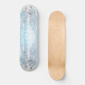 Illustration de skateboard avec des gens de l'ombr (Recto)