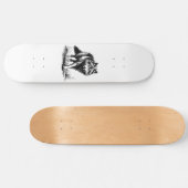 Illustration de skateboard Loup en marche (Horz)