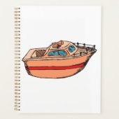Illustration de Speedboat amusant Nautical Boat De (Devant)