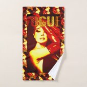 Illustration de style rétro Vogue pour couverture (Serviette à main)