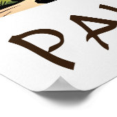 Illustration de style Vintage unique Poster Pakist (Coin)