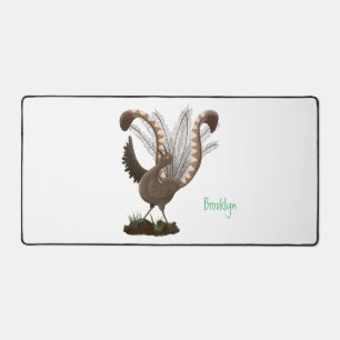 Illustration de superbe et superbe lyrebird