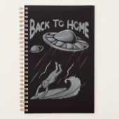 Illustration de surf pour alien avec retour à la m (Devant)