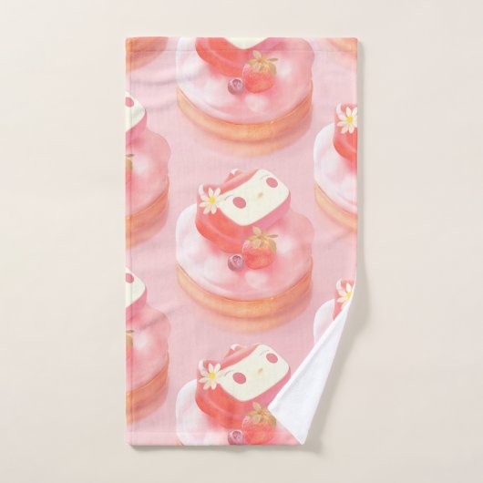 Illustration de tarte aux fraises (Serviette à main)