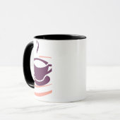Illustration de tasse à café moderne (Devant gauche)