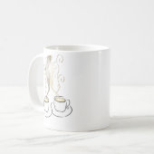 Illustration de tasses de café Amour | Café romant (Devant gauche)